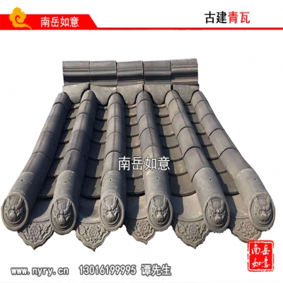 古建青瓦（脊瓦、擋勾、筒瓦、滴水、貓頭）